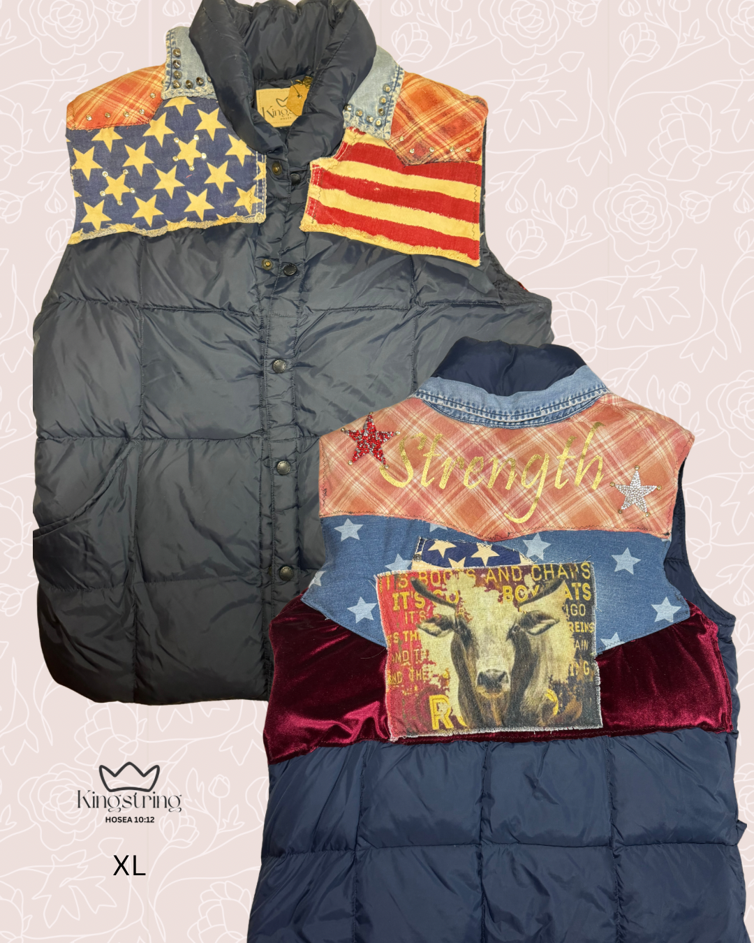 #419 American Flag/Bull