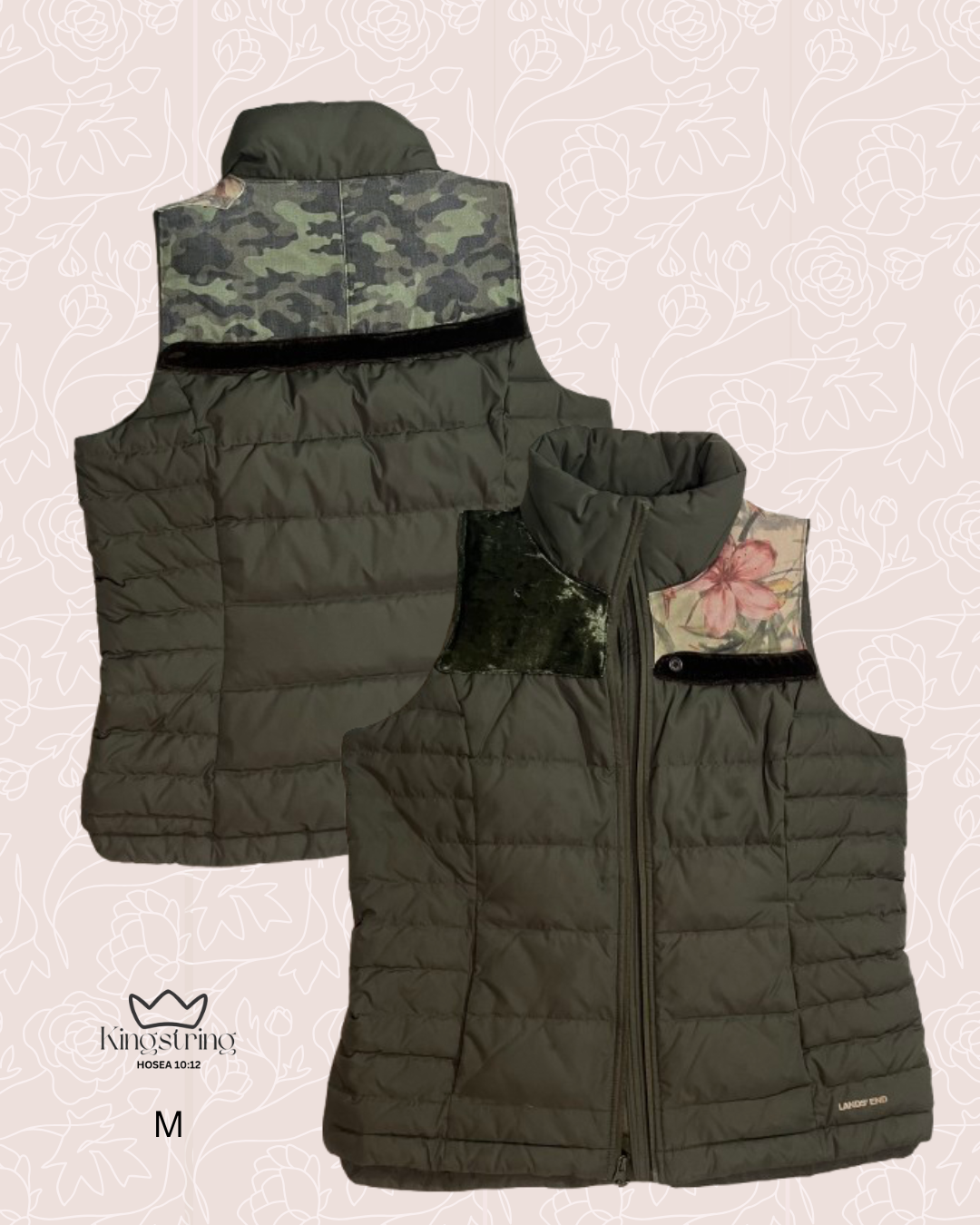 #515 Army Green floral and Camo