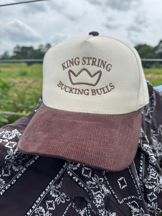 Kingstring Cap (Brown Corduroy and Khaki)