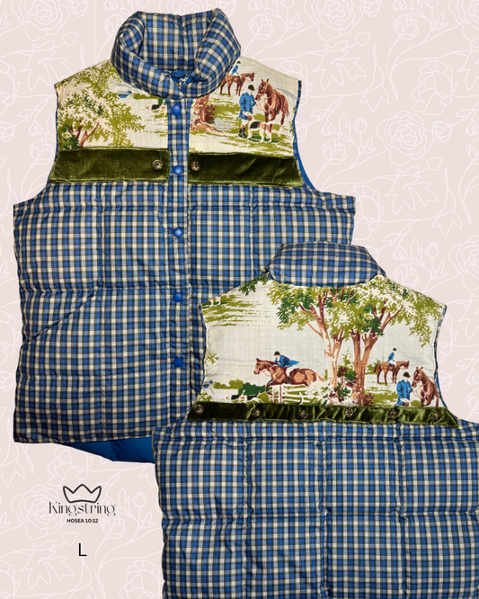 #415 Blue Plaid Grand Prix