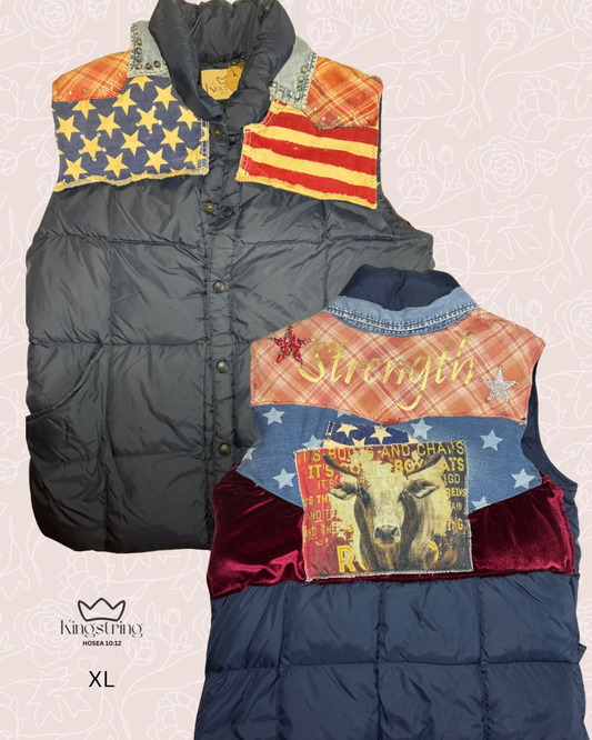 #419 American Flag/Bull