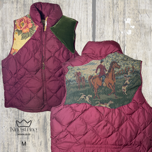 #451 Maroon Vintage Hunter Jumper