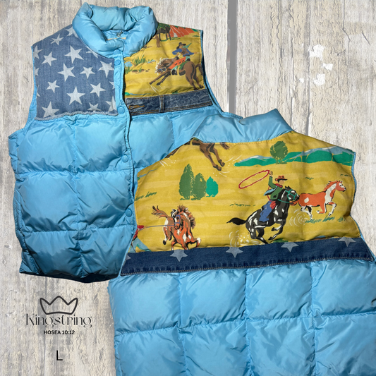 #453 Baby Blue - Yellow Roper