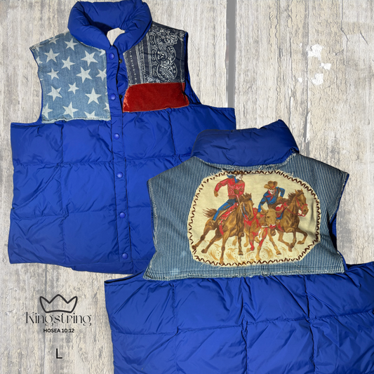 #454 Blue - Steer Wrestler