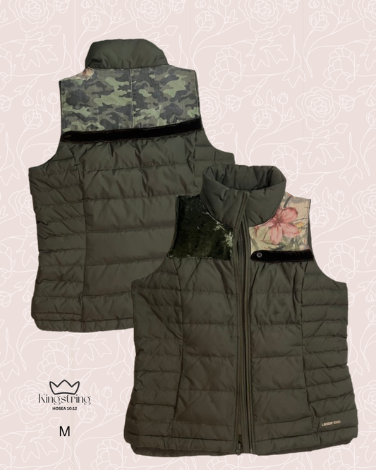 #515 Army Green floral and Camo