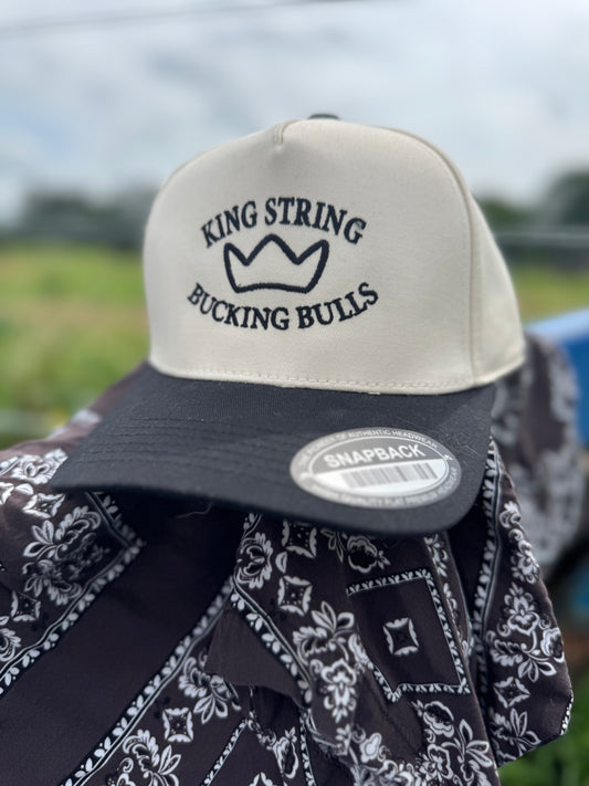 Kingstring Cap (Black and Khaki)